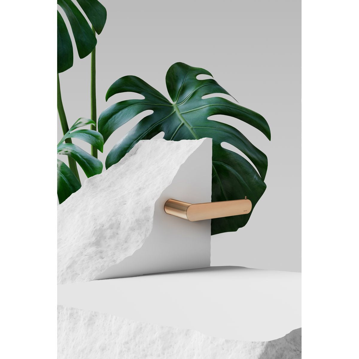 Curvae Toilet Roll Holder - Lustre Bronze