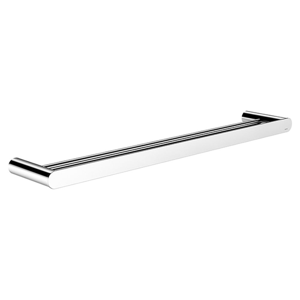 Curvae Double Towel Rail 600mm - Polished Chrome