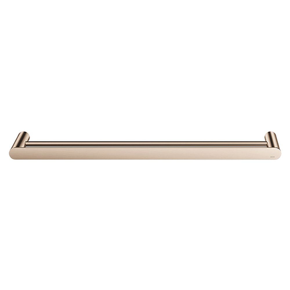 Curvae Double Towel Rail 600mm - Champagne