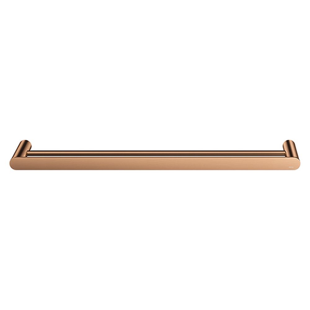 Curvae Double Towel Rail 600mm - Lustre Bronze