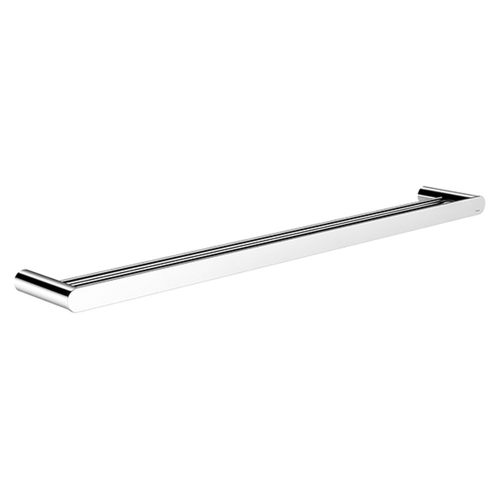 Curvae Double Towel Rail 800mm - Polished Chrome