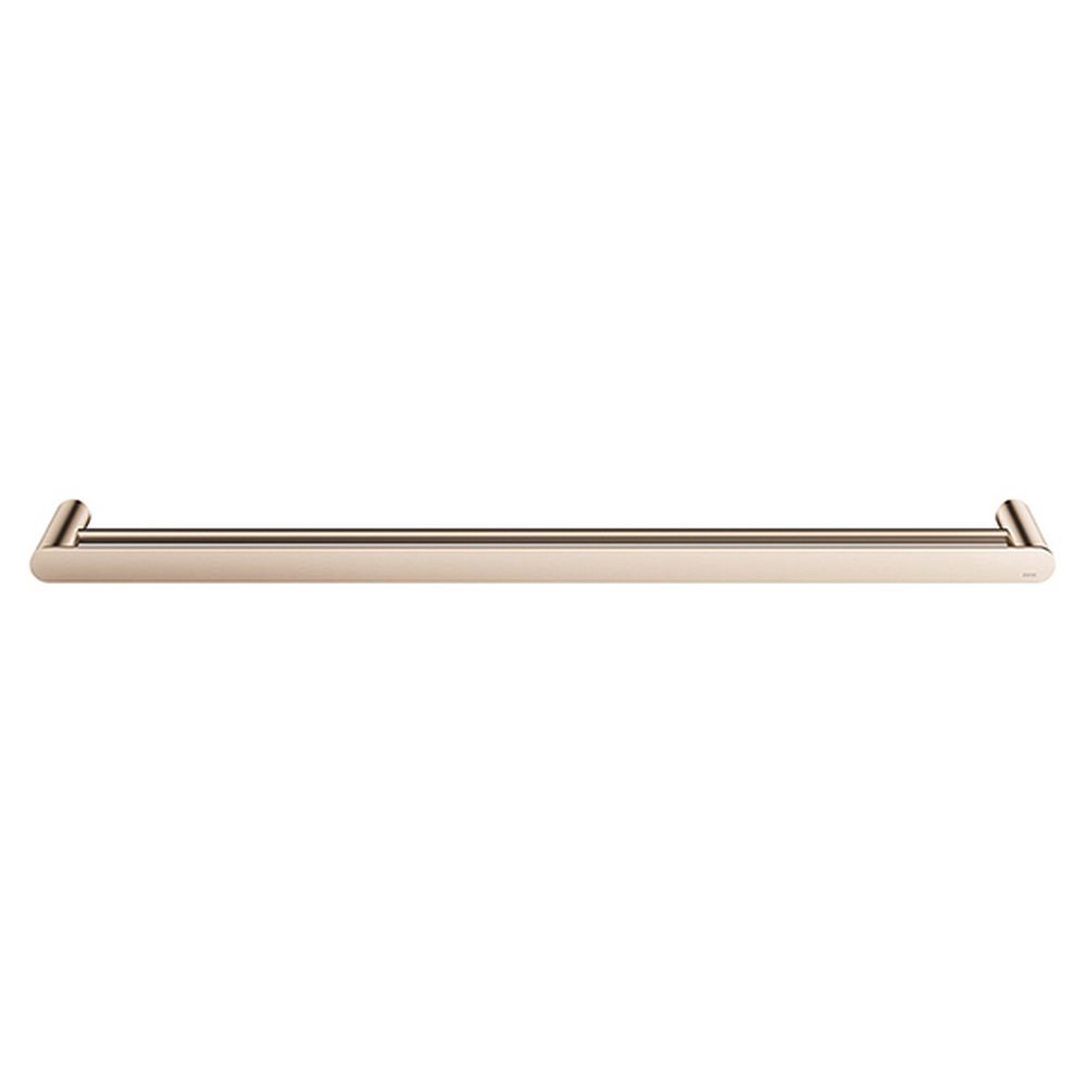 Curvae Double Towel Rail 800mm - Champagne