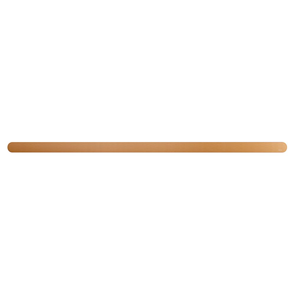 Curvae Double Towel Rail 800mm - Lustre Bronze