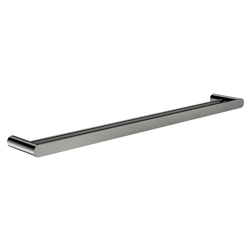 Curvae Double Towel Rail 800mm - Shadow