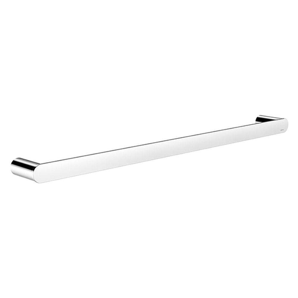 Curvae Single Towel Rail 600mm - Polished Chrome