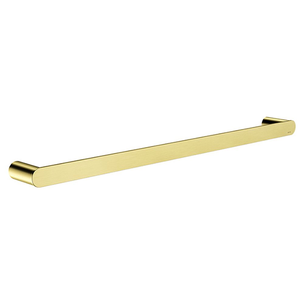 Curvae Single Towel Rail 600mm - Tiger Bronze