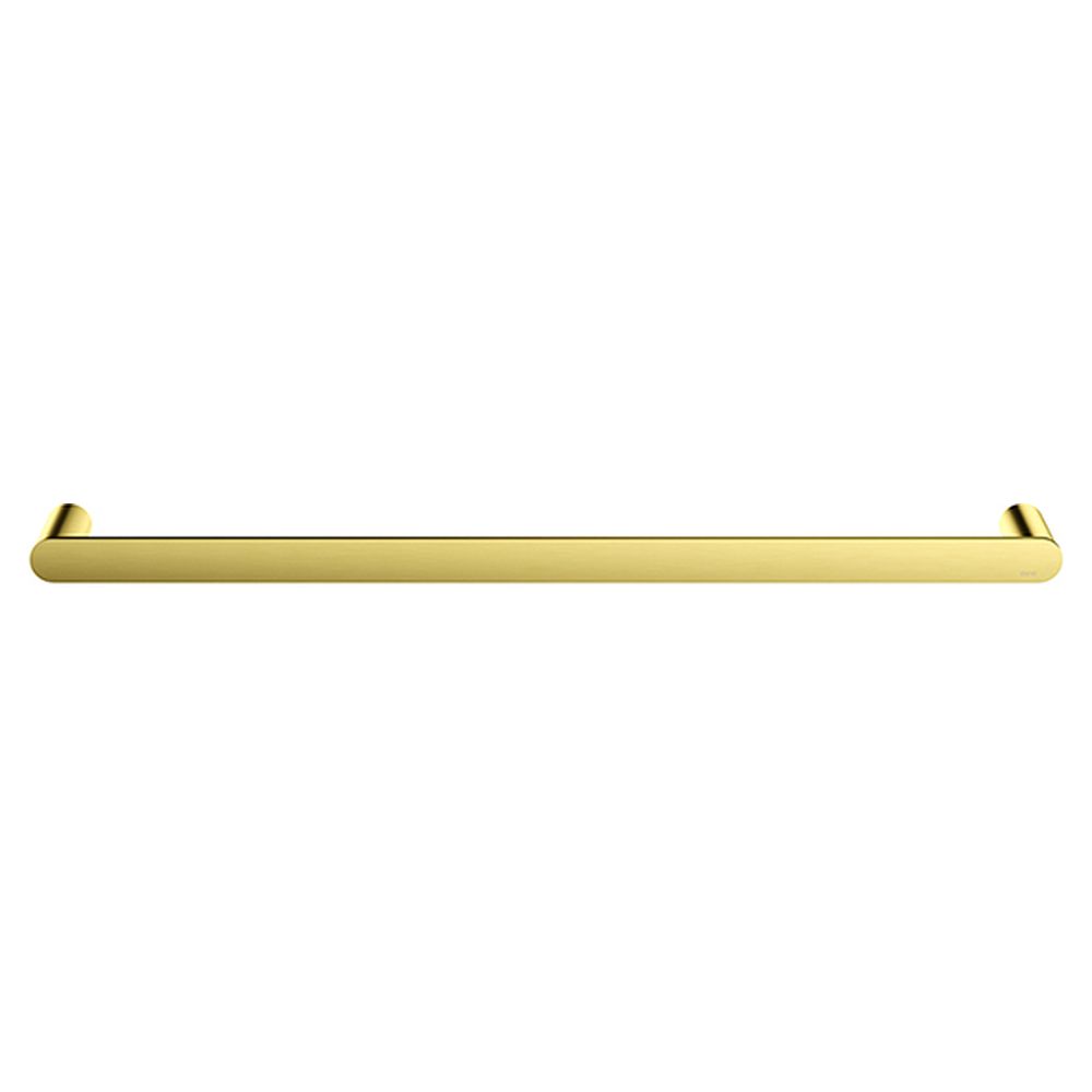 Curvae Single Towel Rail 600mm - Tiger Bronze