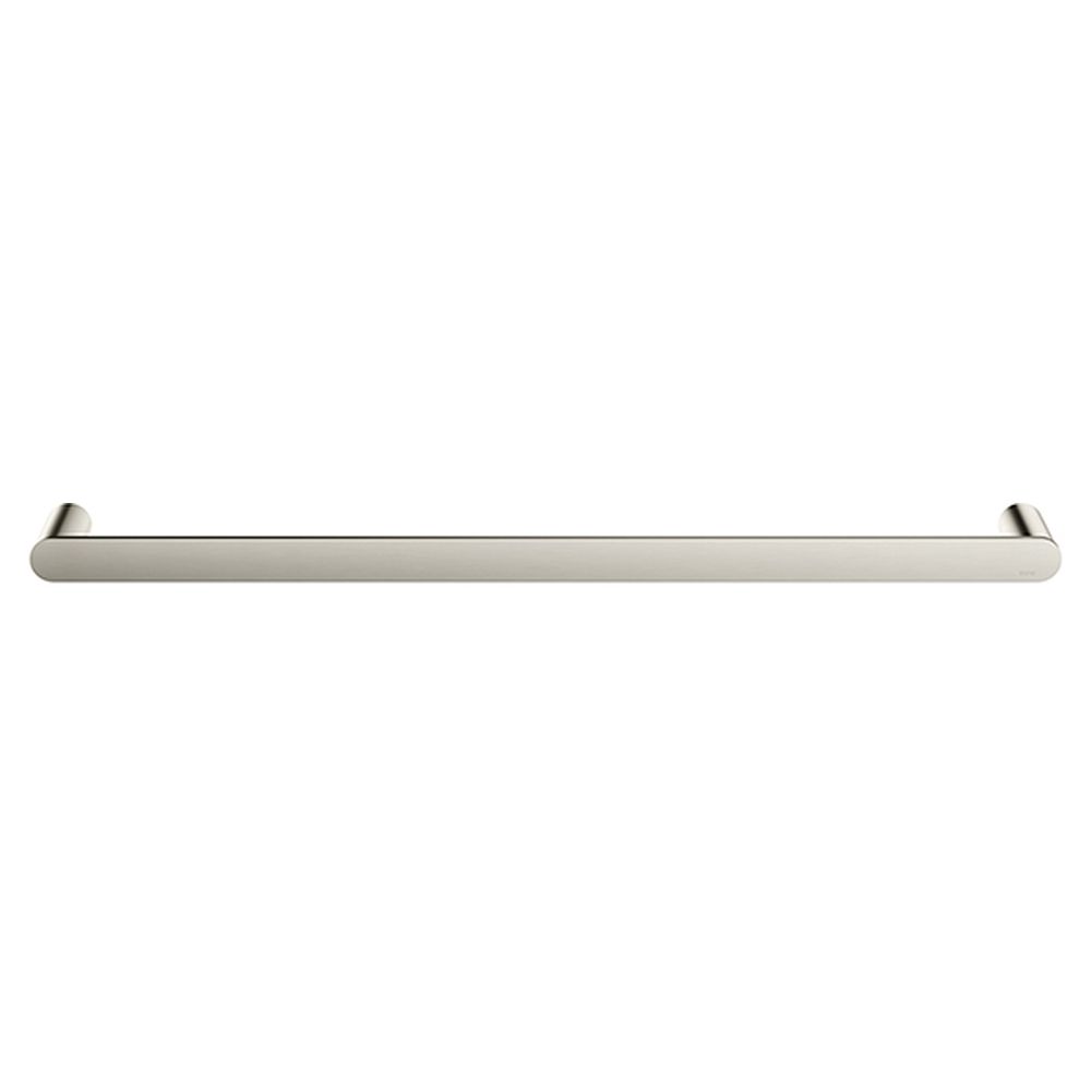 Curvae Single Towel Rail 600mm - Brushed Nickel
