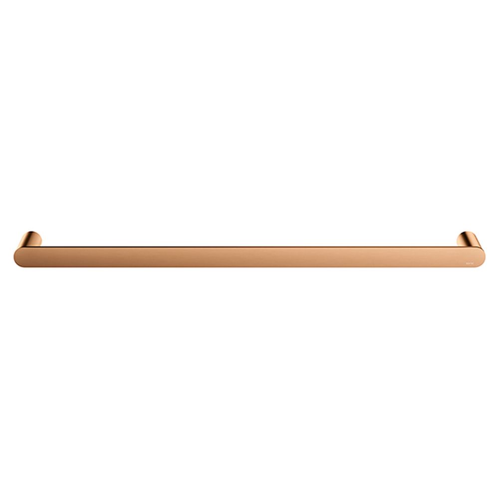 Curvae Single Towel Rail 600mm - Lustre Bronze
