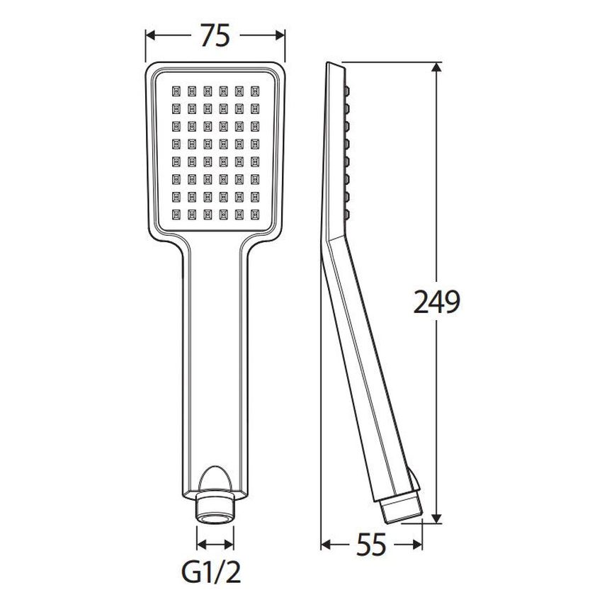 Koko Shower Hand Piece, Chrome