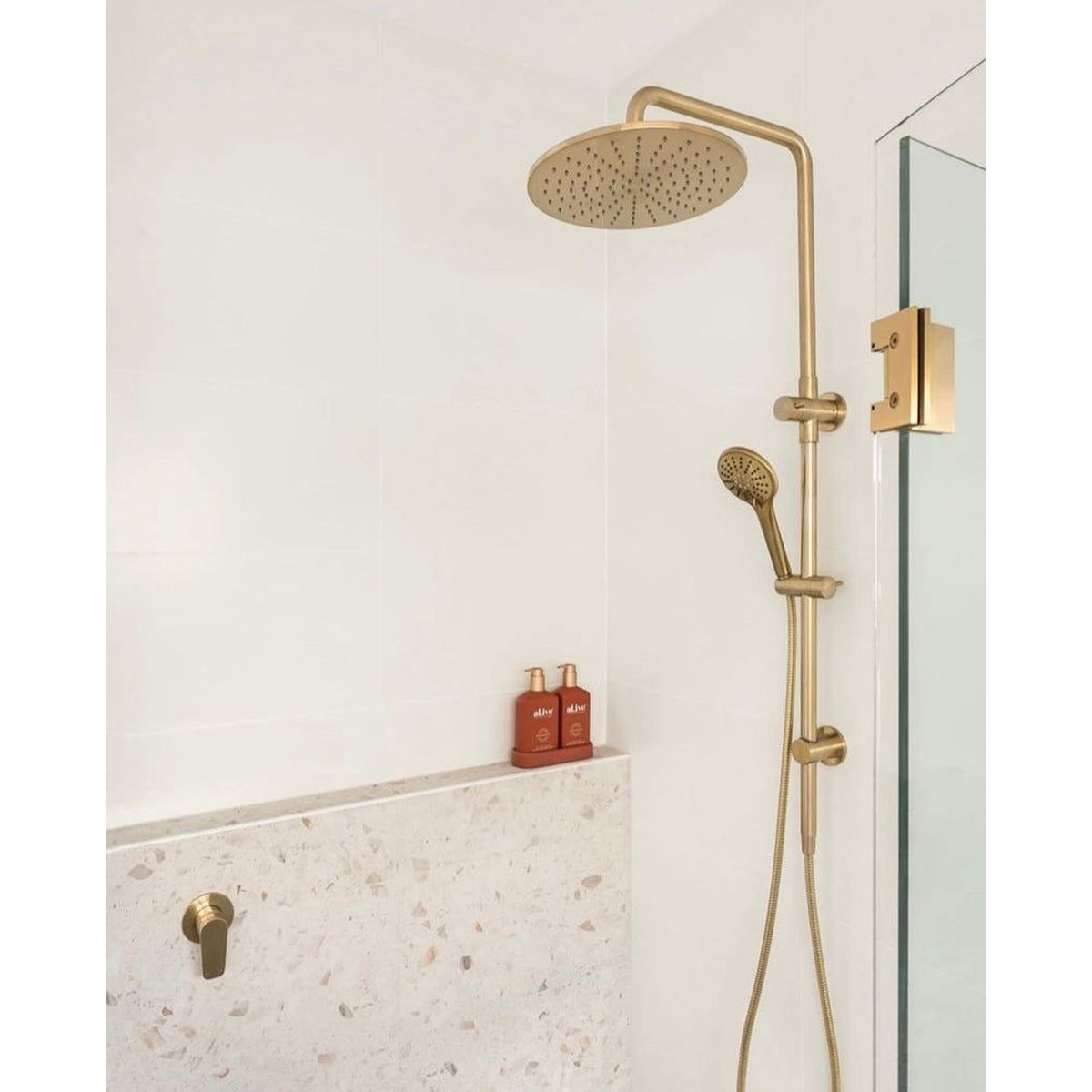 Round Wall Mixer Paddle Handle Trim Kit (In-Wall Body Not Included) - PVD Tiger Bronze