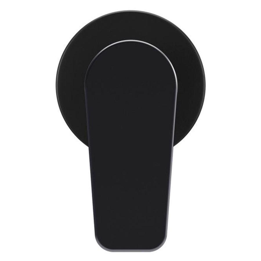 Round Wall Mixer Paddle Handle Trim Kit (In-Wall Body Not Included) - Matte Black