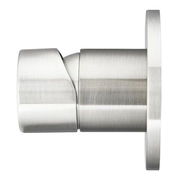 Round Wall Mixer Pinless Handle Trim Kit (In-Wall Body Not Included) - PVD Brushed Nickel