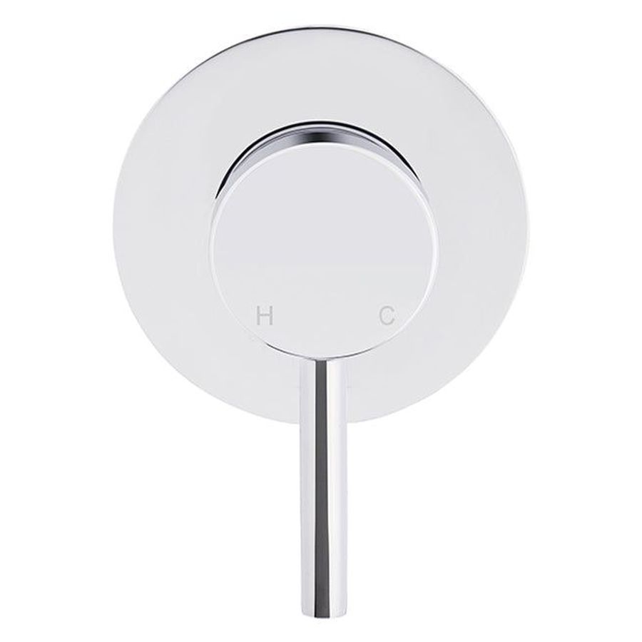 Round Wall Mixer Short Pin–Lever Trim Kit (In-Wall Body Not Included) - Polished Chrome