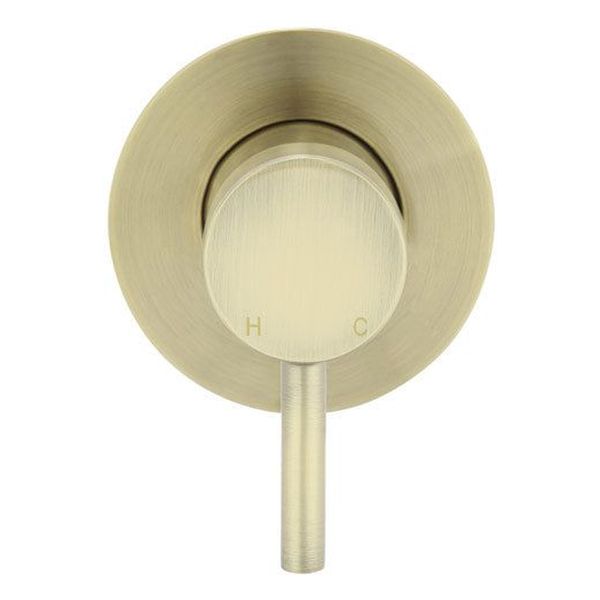 Round Wall Mixer Short Pin–Lever Trim Kit (In-Wall Body Not Included) - PVD Tiger Bronze