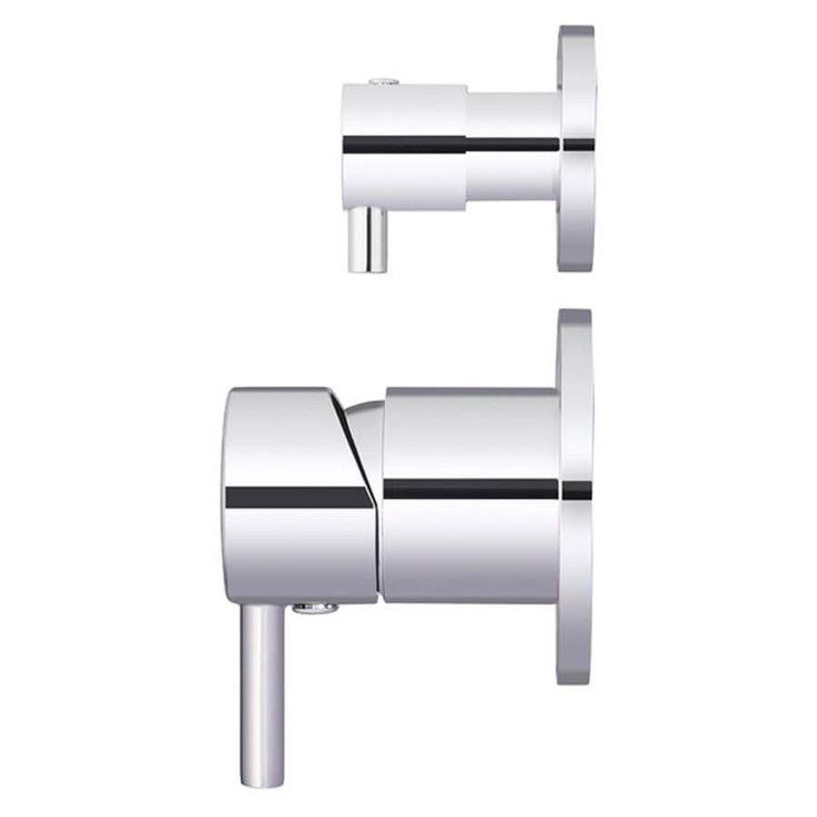 Round Diverter Mixer Trim Kit (In-Wall Body Not Included) - Polished Chrome