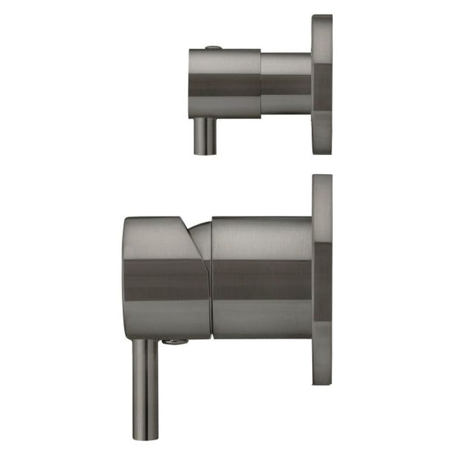 Round Diverter Mixer Trim Kit (In-Wall Body Not Included) - Shadow Gunmetal
