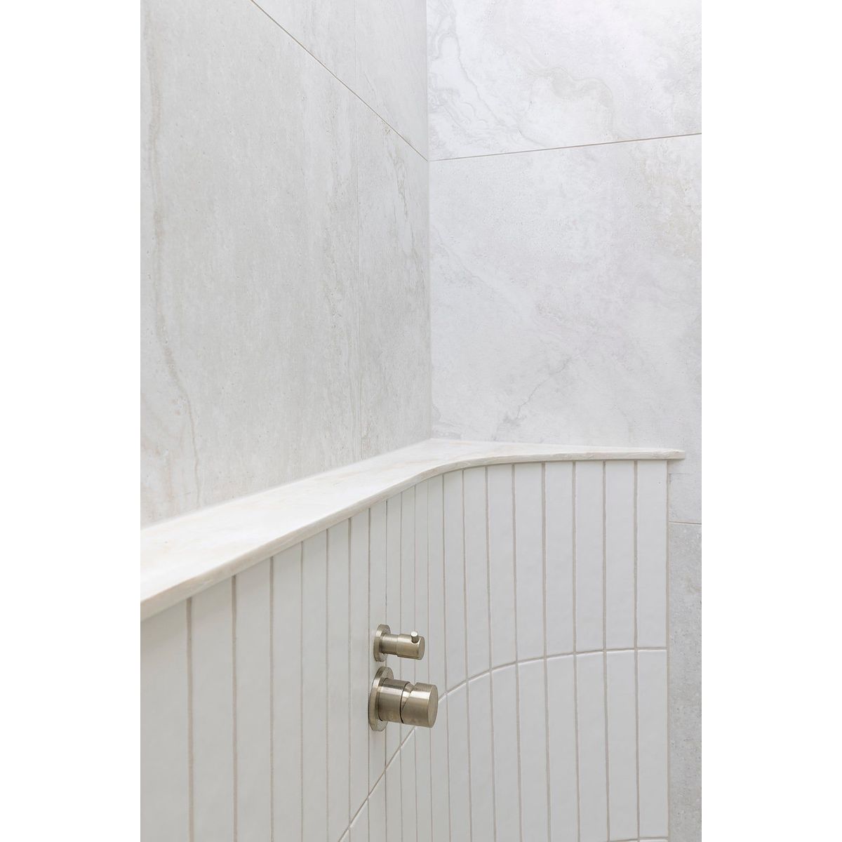 Round Diverter Mixer Pinless Handle Trim Kit (In-Wall Body Not Included) - PVD Brushed Nickel