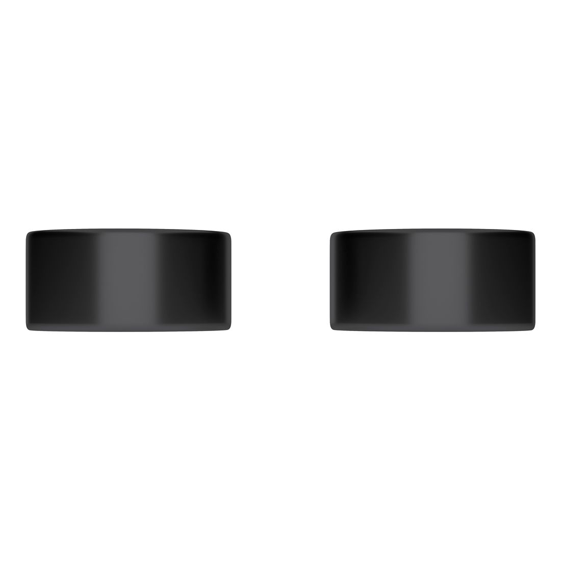 Circular Wall Taps Matte Black
