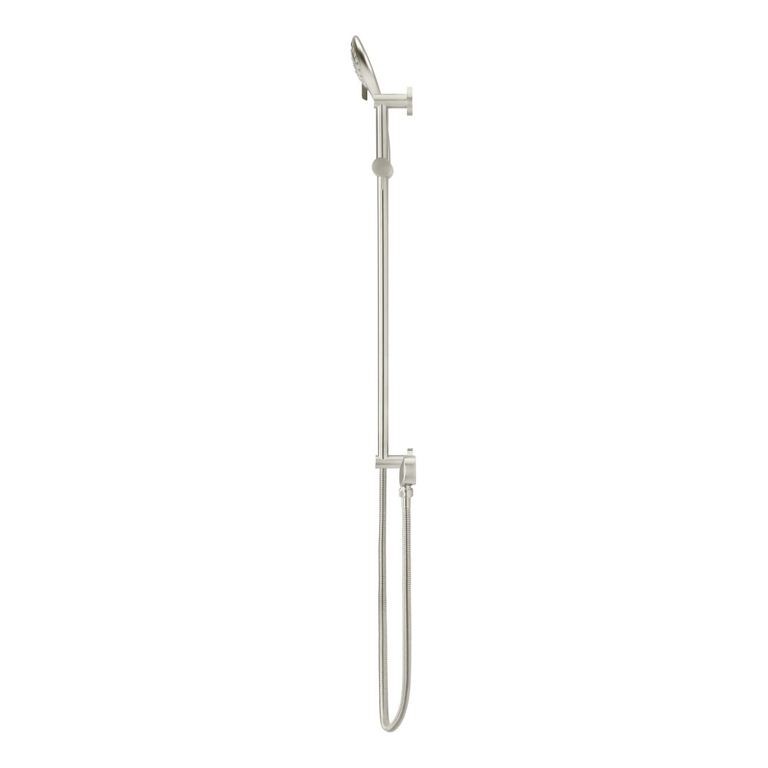 Round Hand Shower on Rail Column MZ0402-PVDBN Brushed Nickel