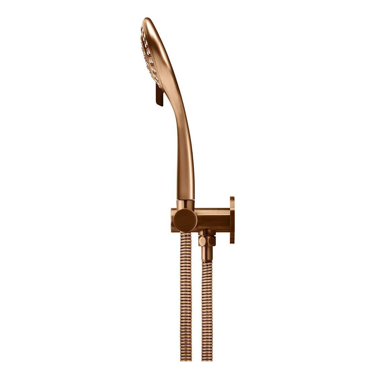 Round Hand Shower on Swivel Bracket, Three Function Hand Shower , Lustre Bronze