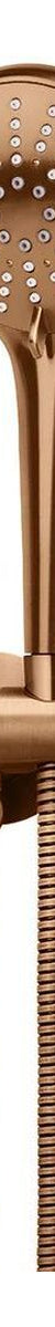 Round Hand Shower on Swivel Bracket, Three Function Hand Shower , Lustre Bronze