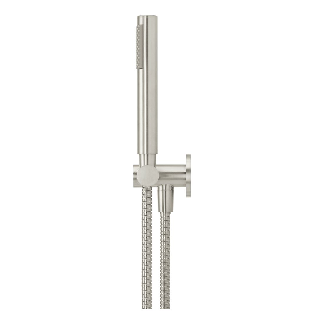 Round Hand Shower on Swivel Bracket MZ06-R-PVDBN Brushed Nickel
