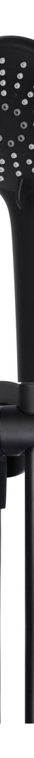 Round Hand Shower on Swivel Bracket MZ06 Matte Black