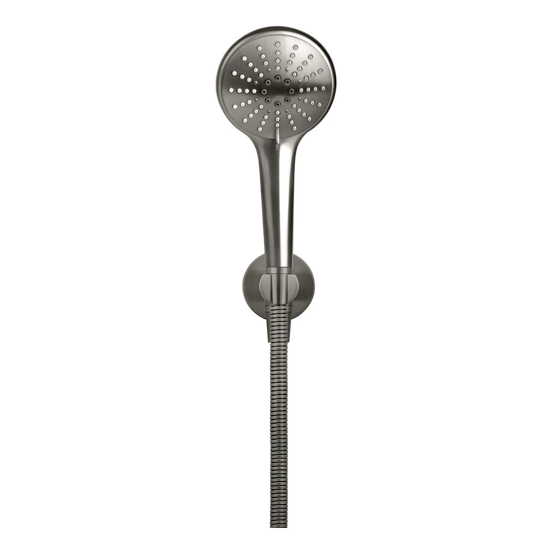 Round Hand Shower on Fixed Bracket MZ08-PVDGM Shadow