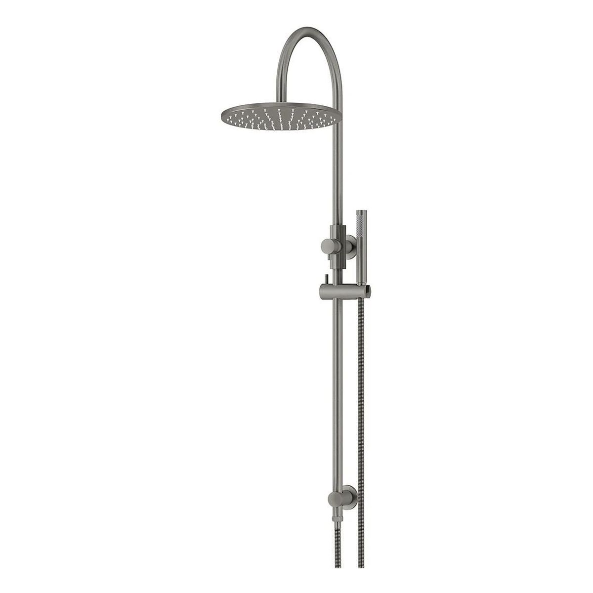 300mm Round Overhead Shower Set, Single Function Hand Shower, Shadow G
