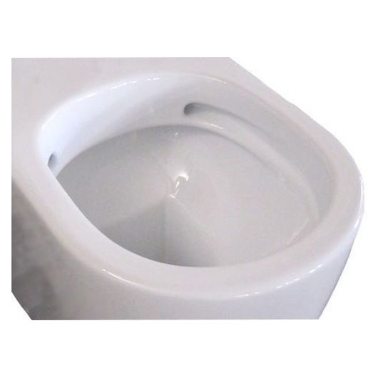Narva Rimless Back To Wall Close Coupled Toilet Suite With Thin Seat