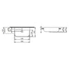 Narva 56X34 Semi Recessed Basin