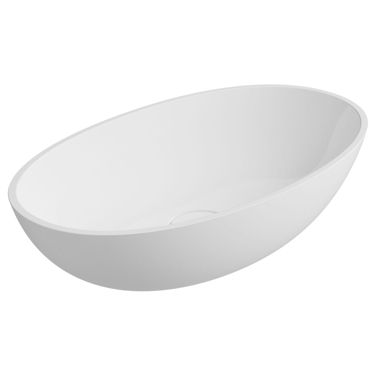 Narva 60 Magnacast Basin - Matte White