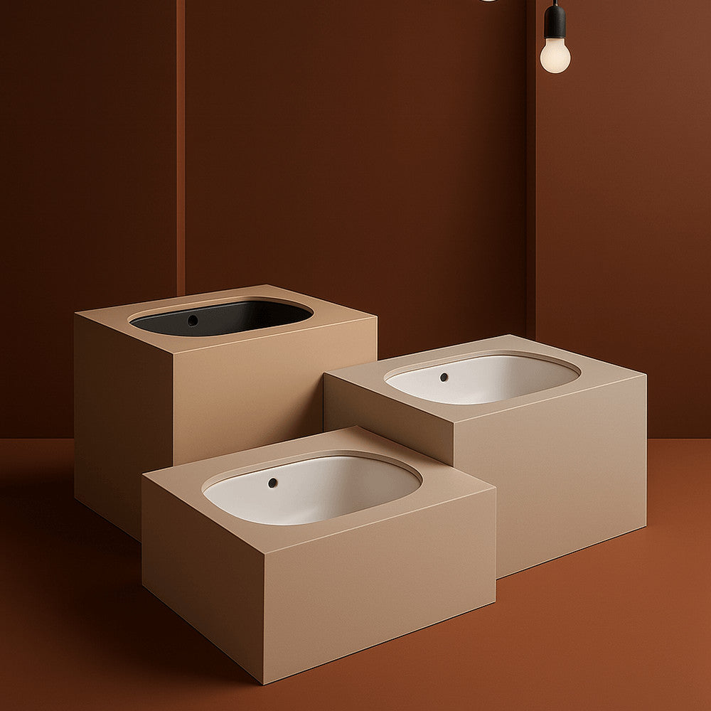 Turner Hastings Narva 57x 39 Undercounter Pill Basin - Matte Black