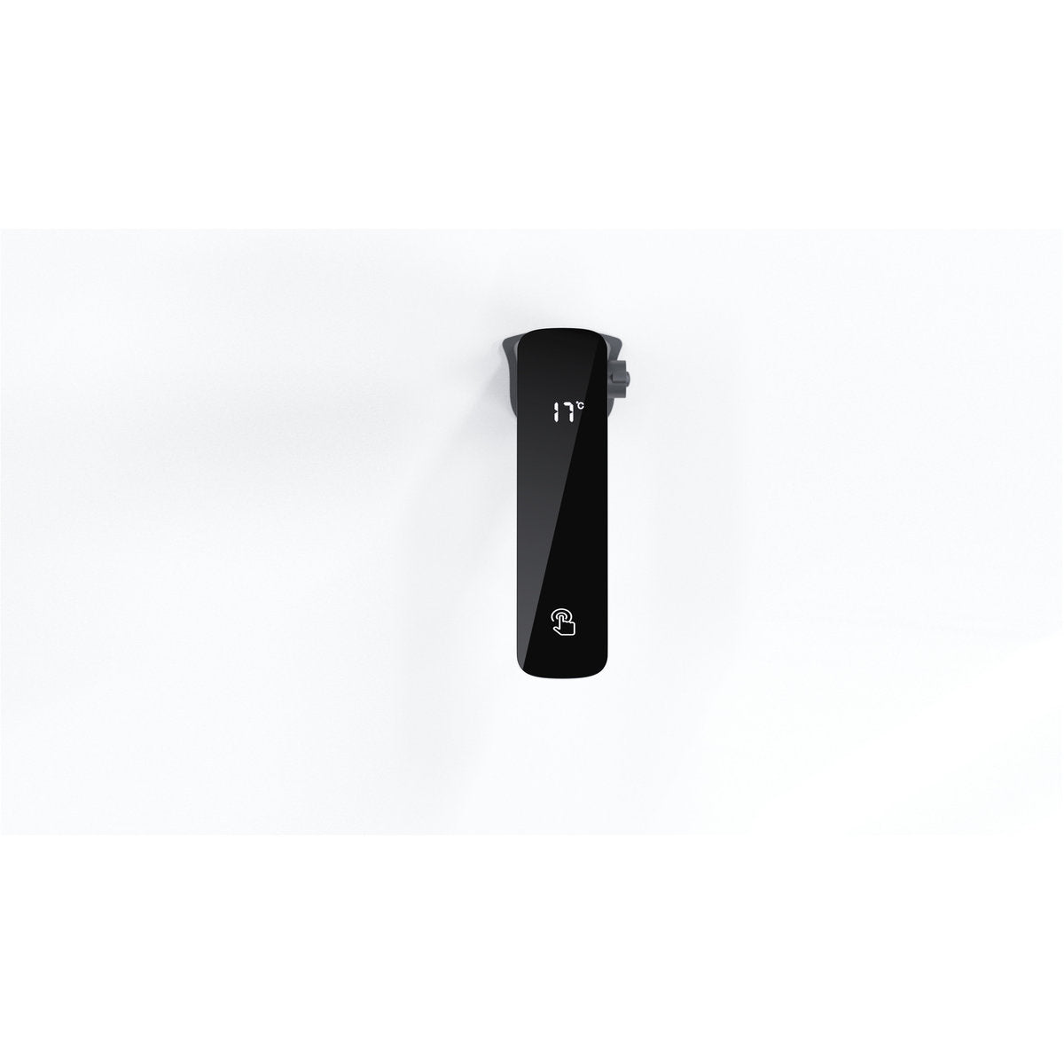 Claudia Sensor Mixer With Black Top Display in Matte Black