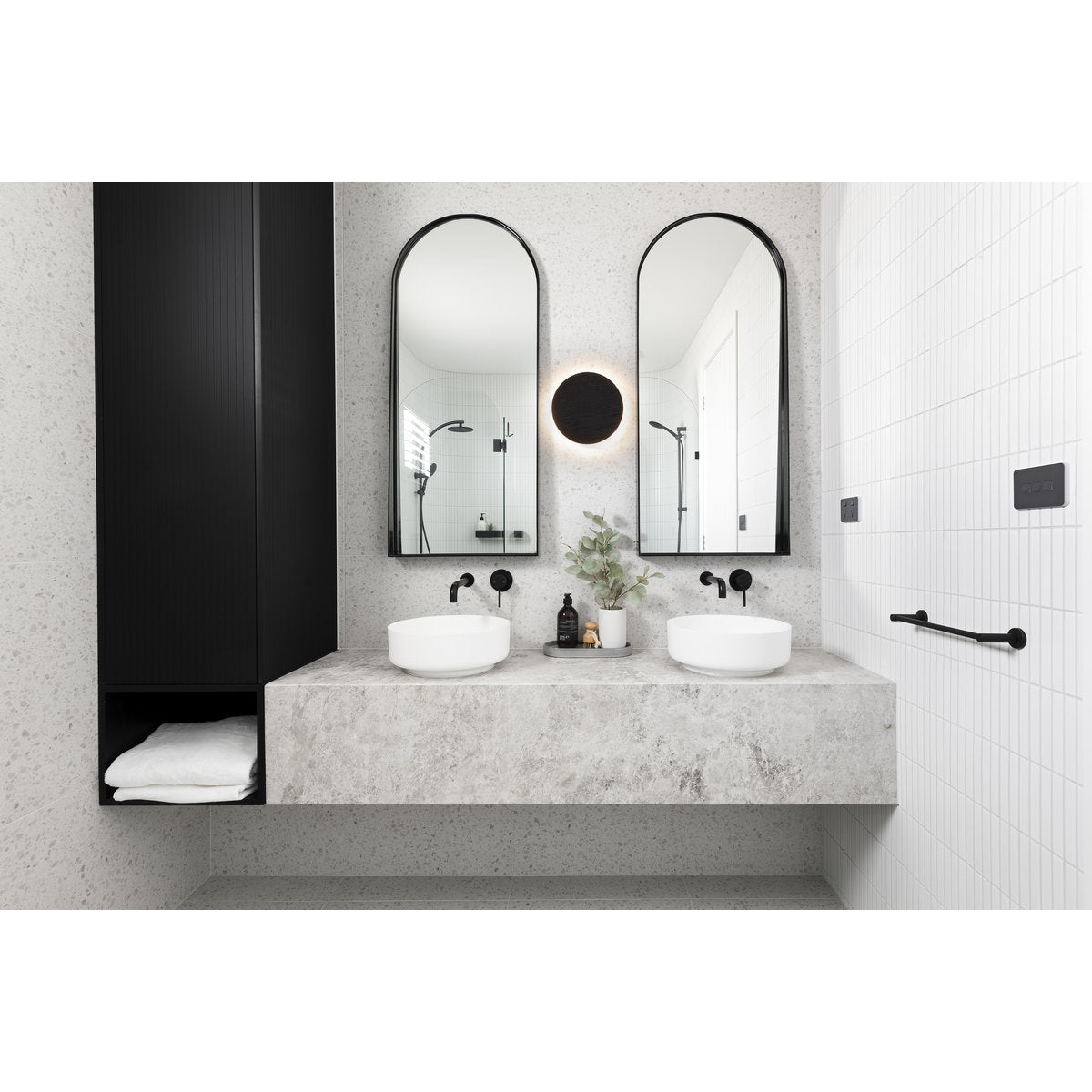 Dolce Shower Mixer Trim Kits Only Matte Black