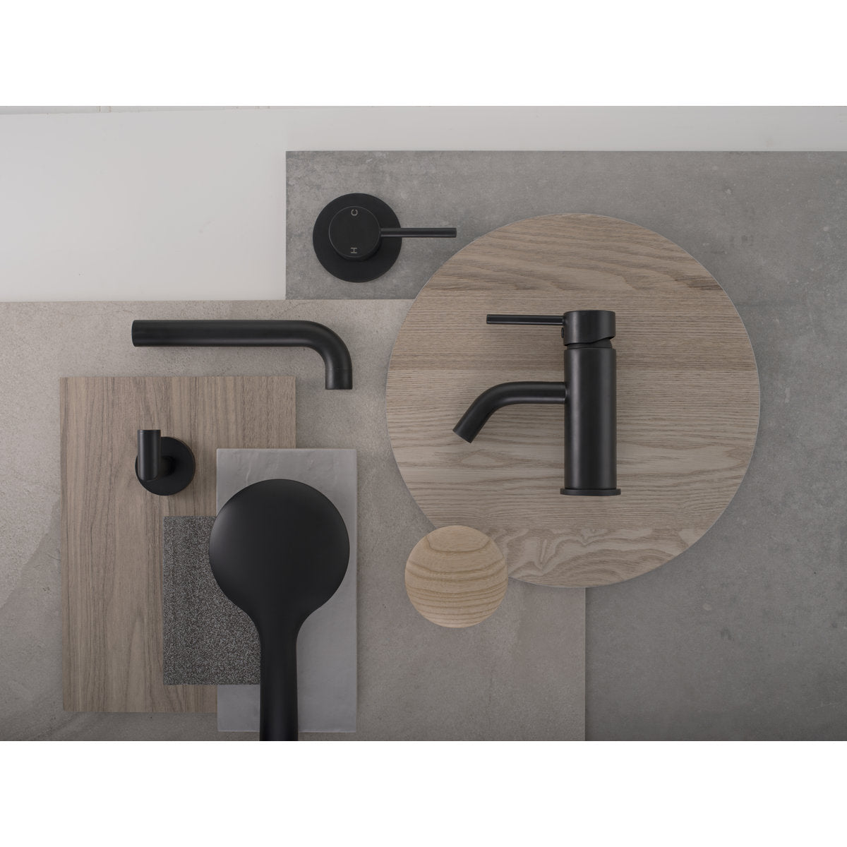 Dolce Shower Mixer Trim Kits Only Matte Black