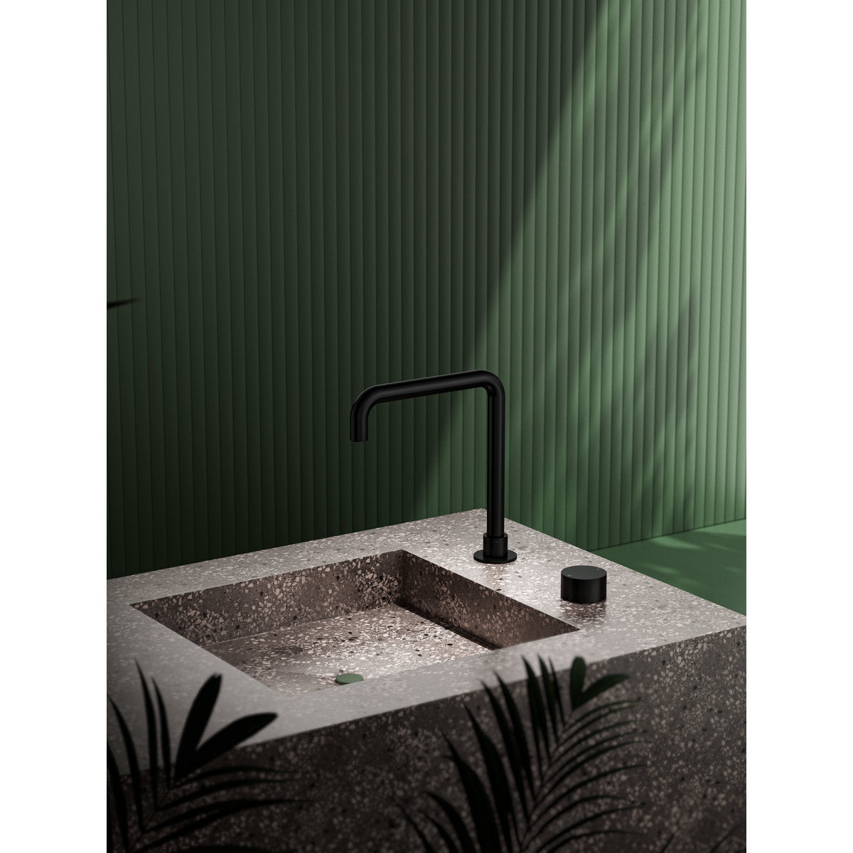 Kara Progressive Tall Basin Set in Matte Black