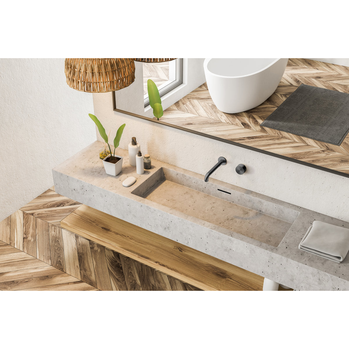 Kara Progressive Shower Mixer Trim Kits Only in Gun Metal