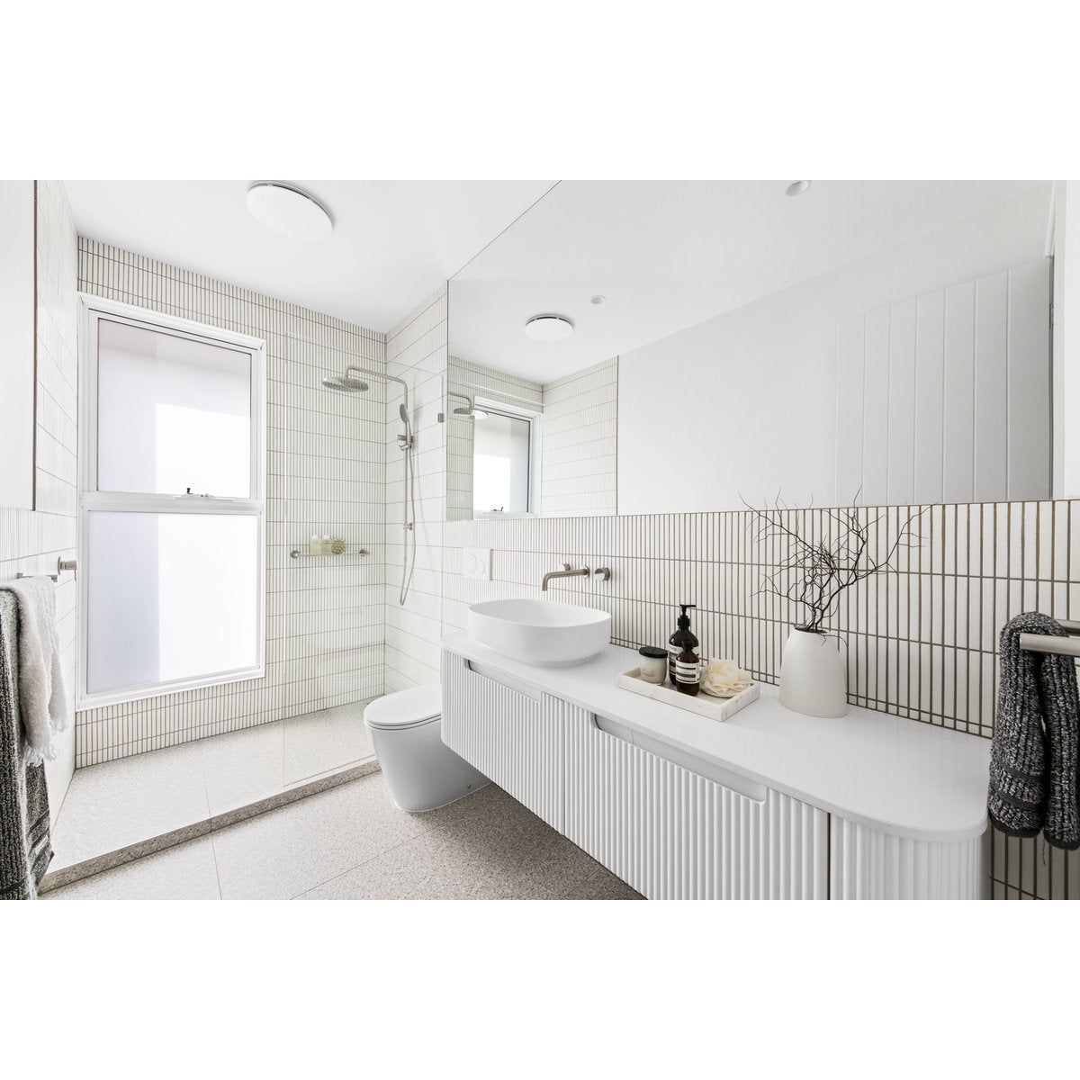 Mecca Shower Shelf - Brushed Nickel