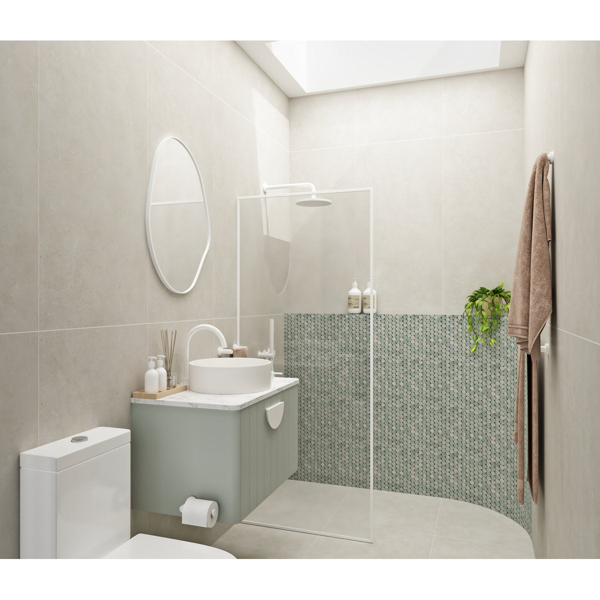 Mecca Toilet Roll Holder - Matte White