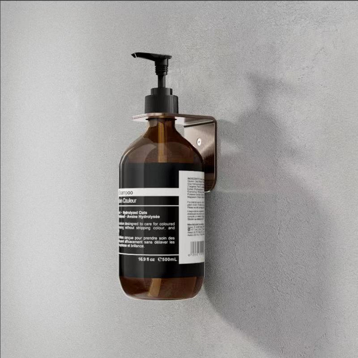 Mecca Soap Bottle Holder in Gun Metal