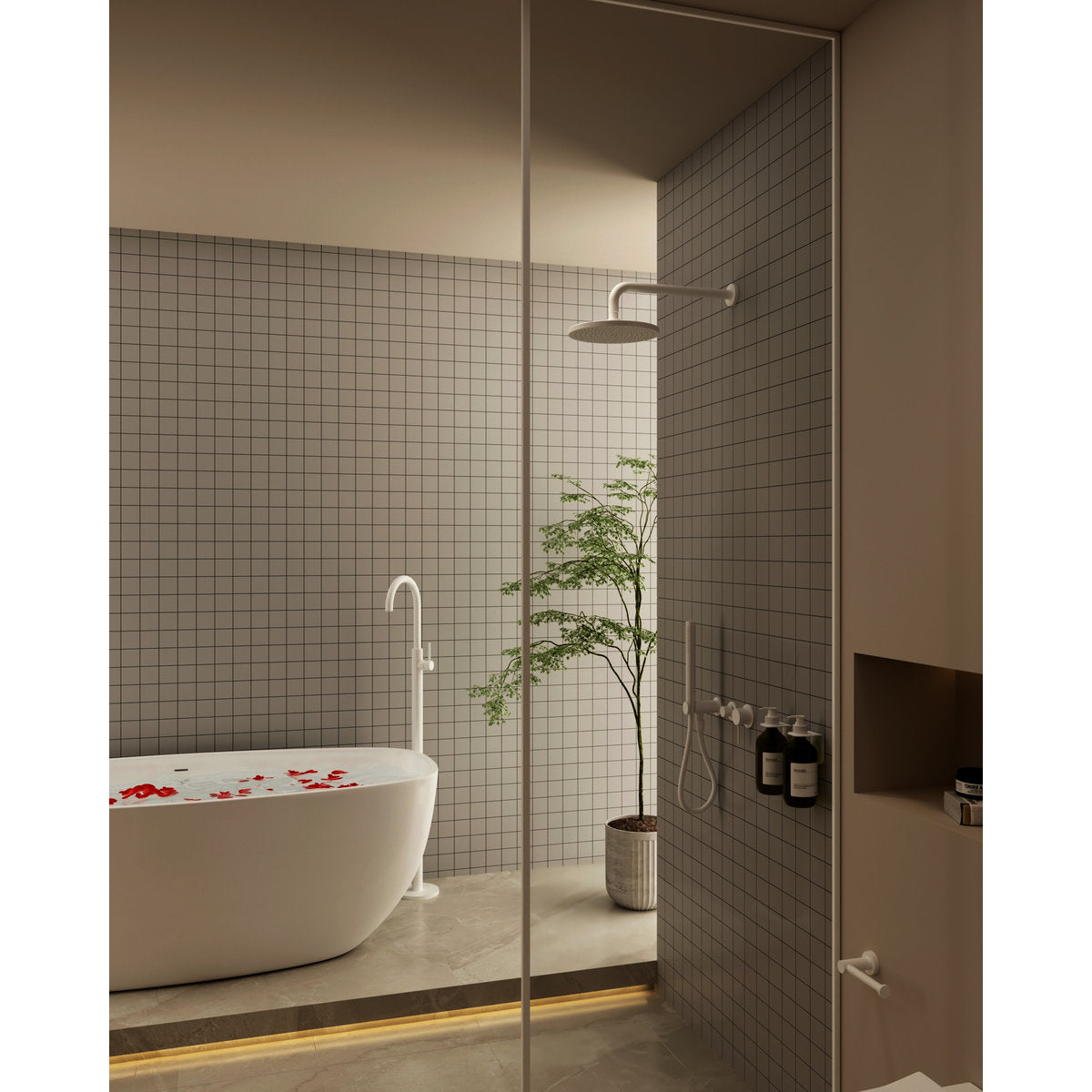 Mecca Toilet Roll Holder - Matte White