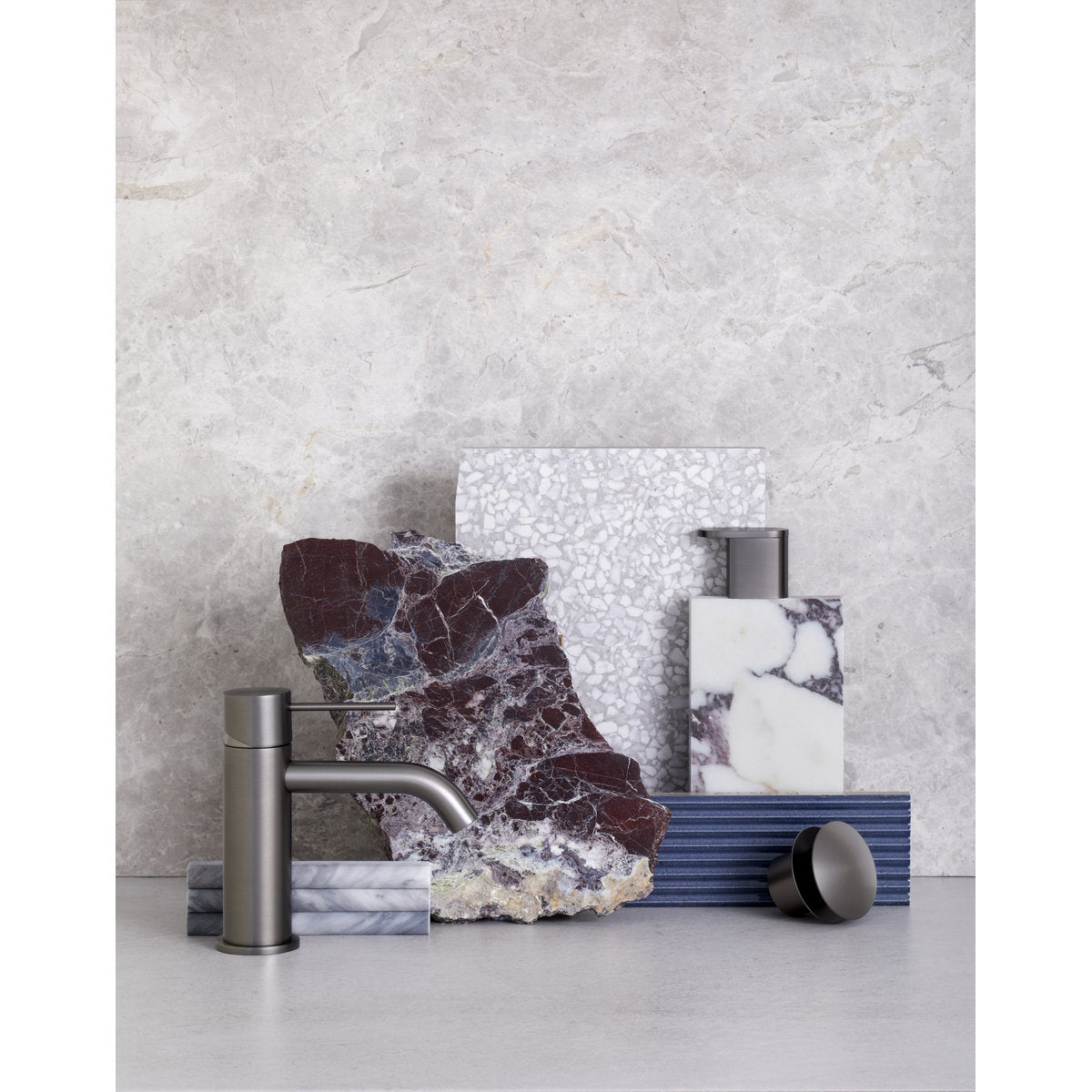 Mecca Basin Mixer - Gun Metal