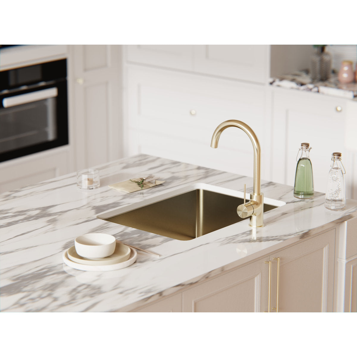 Mecca Kitchen Mixer - Brushed Gold