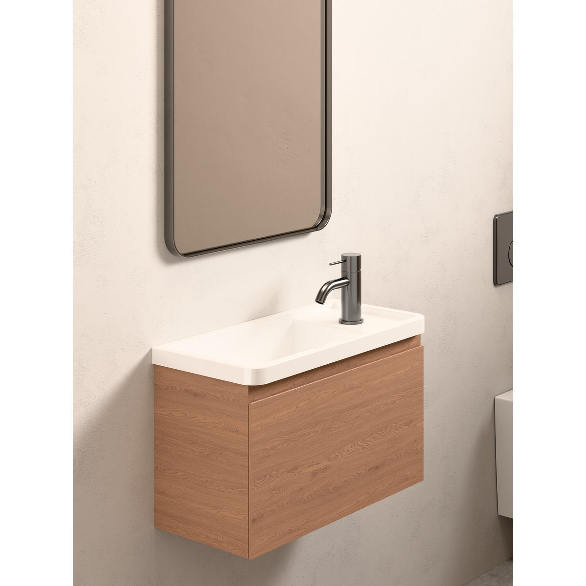 Mecca Basin Mixer - Gun Metal