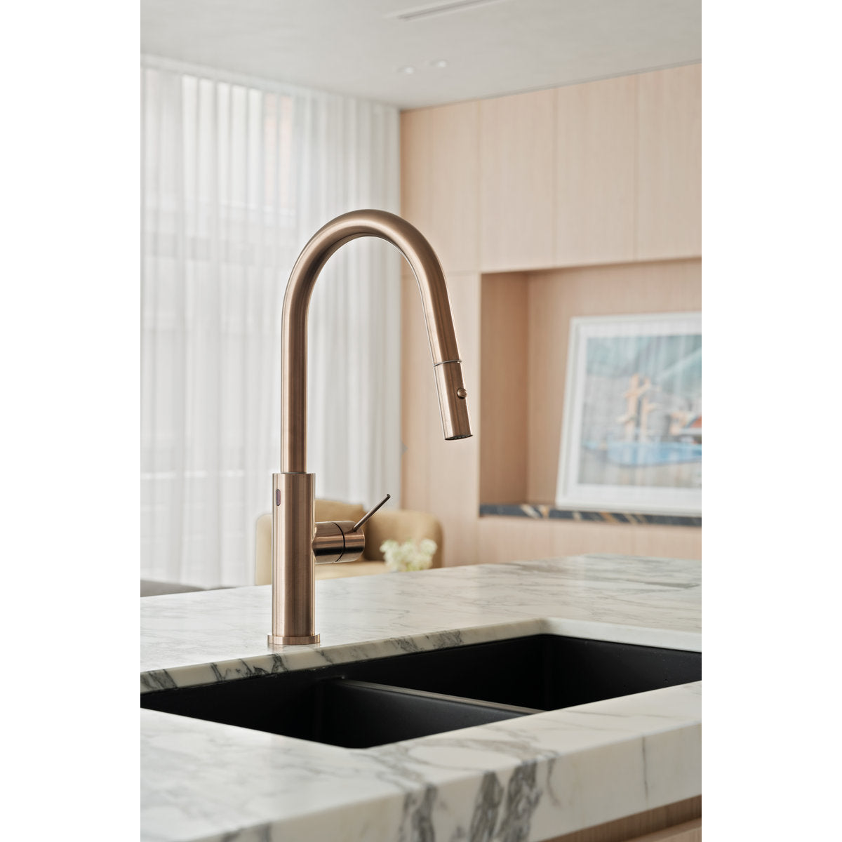 Mecca Kitchen Mixer - Brushed Bronze