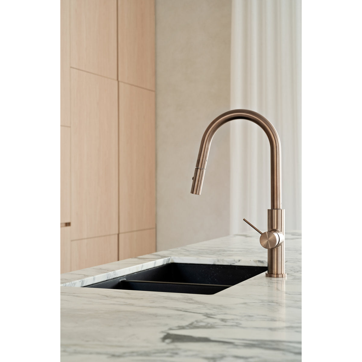 Mecca Kitchen Mixer - Brushed Bronze