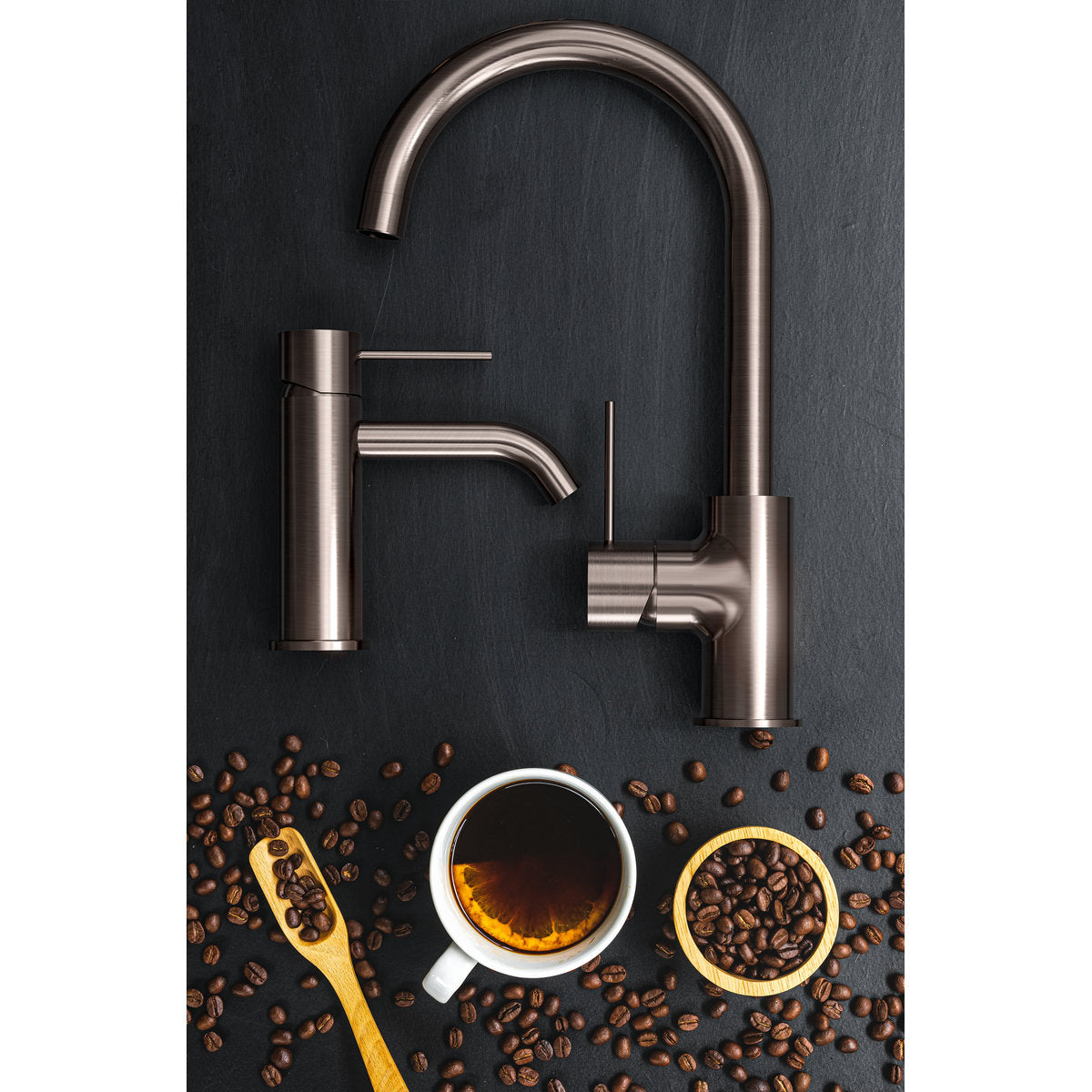 Mecca Kitchen Mixer - Brushed Bronze