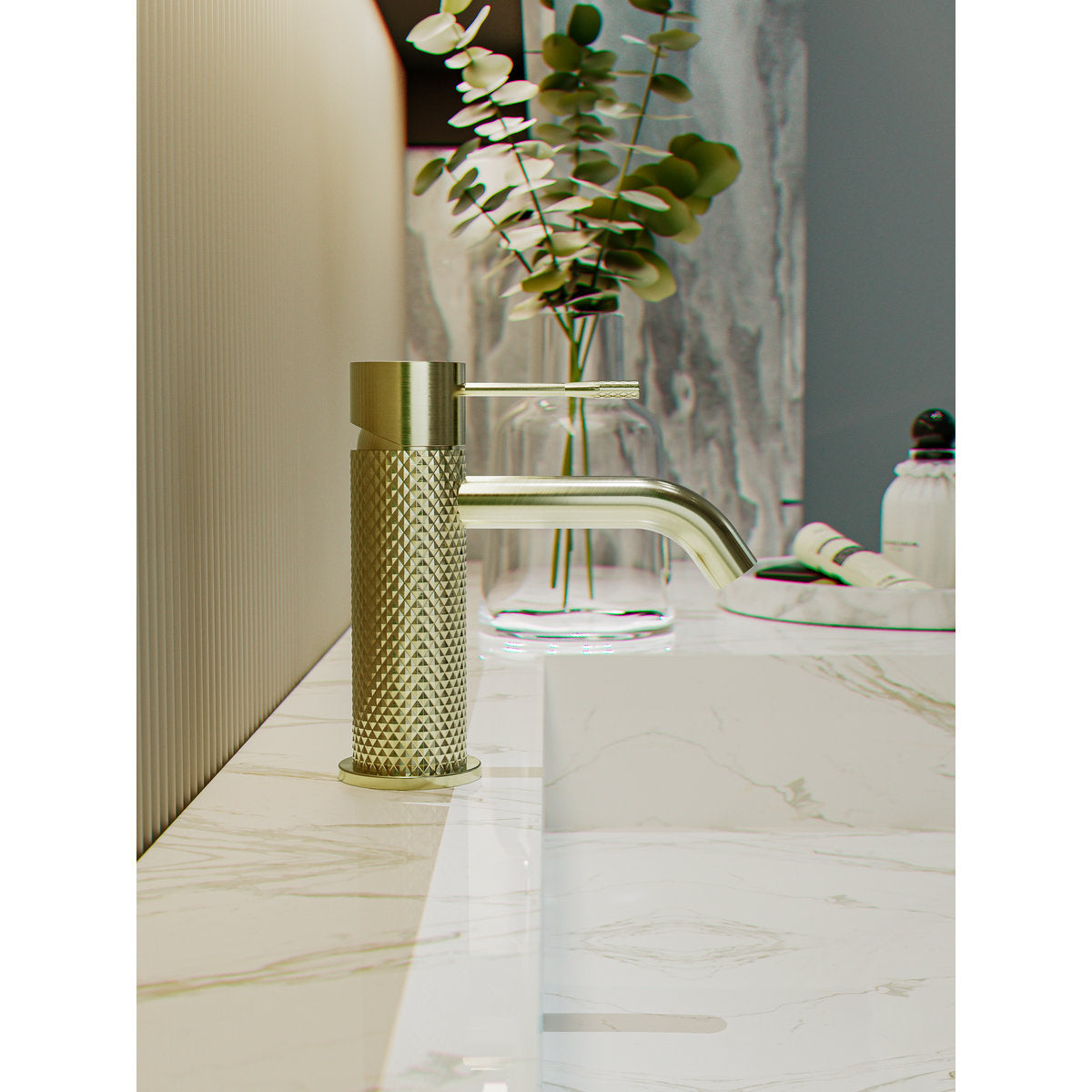 Opal Basin Mixer - Brushed Gold
